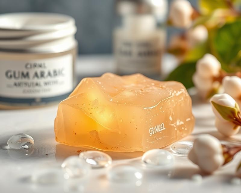Guma arabska w kosmetykach – właściwości, funkcje i bezpieczeństwo